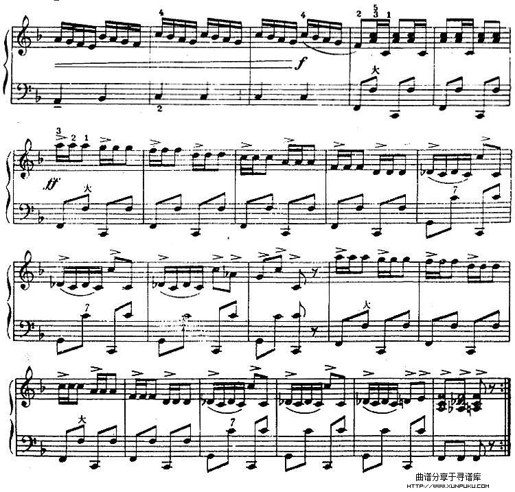 手风琴世界名曲：小丑之舞手风琴谱第2页