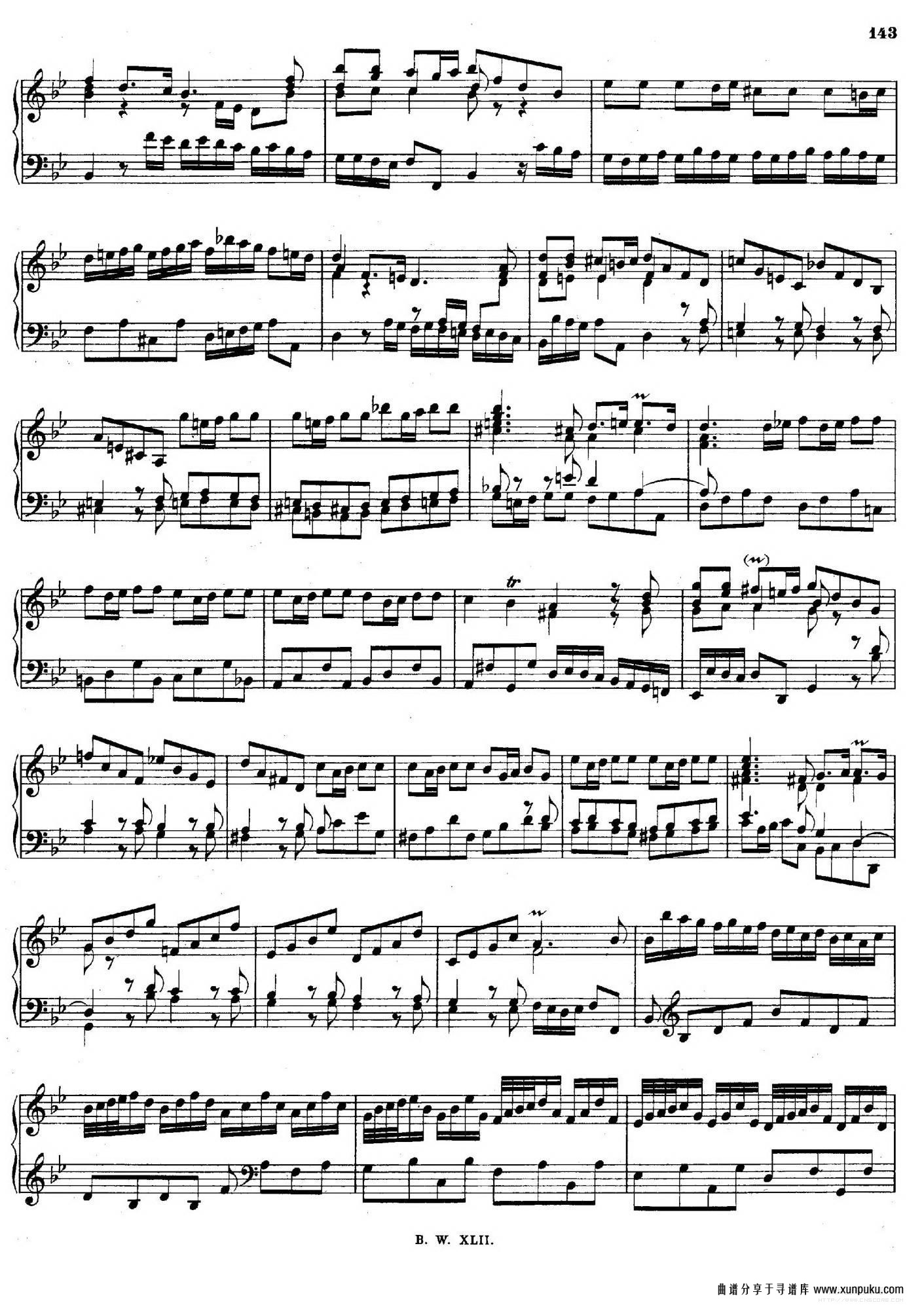 16 concertos bwv 972-987（十六首为独奏古钢琴而作的协奏曲）（p81——90）钢琴谱第5页