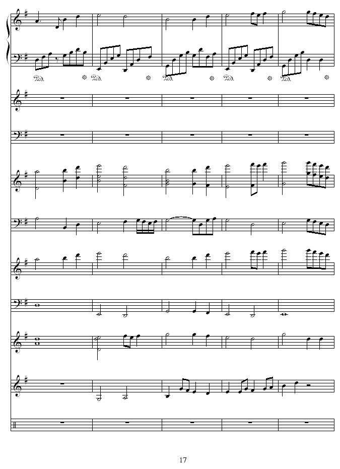 夜莺nightingale钢琴谱第9页